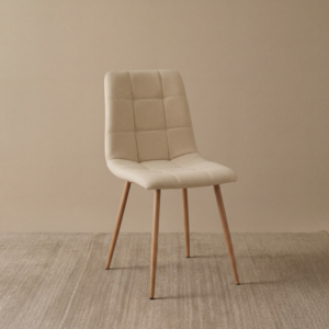 Pack 4 Sillas Portland Beige Pata Aserrada