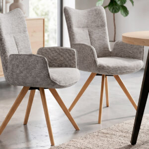 Silla Comedor Mireia Tejido Gris