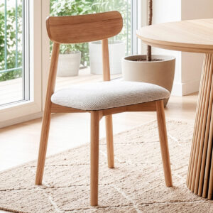 Silla Comedor Shia Beige-Natural