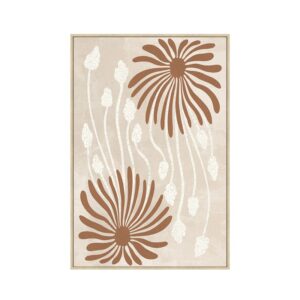 Cuadro Lienzo Marco Madera 60x90 Flores