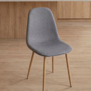 SILLA JAMES GRIS ACERO ASERRADAS